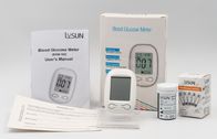 Glucose test meter with CE , blood sugar monitoring system at home, daily monitor for diabetes control
